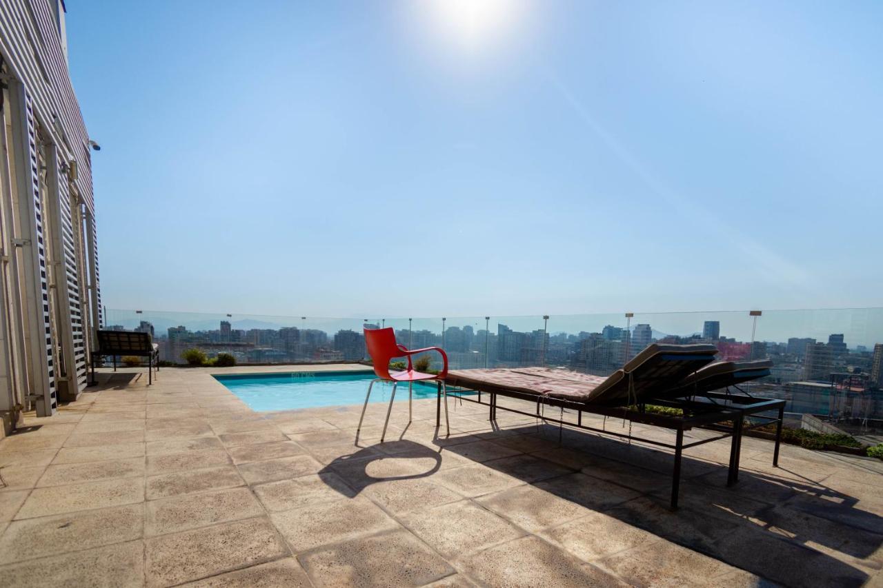 Tribeca Twin Room - Studio With Pool, Wifi, Ac Santiago Buitenkant foto