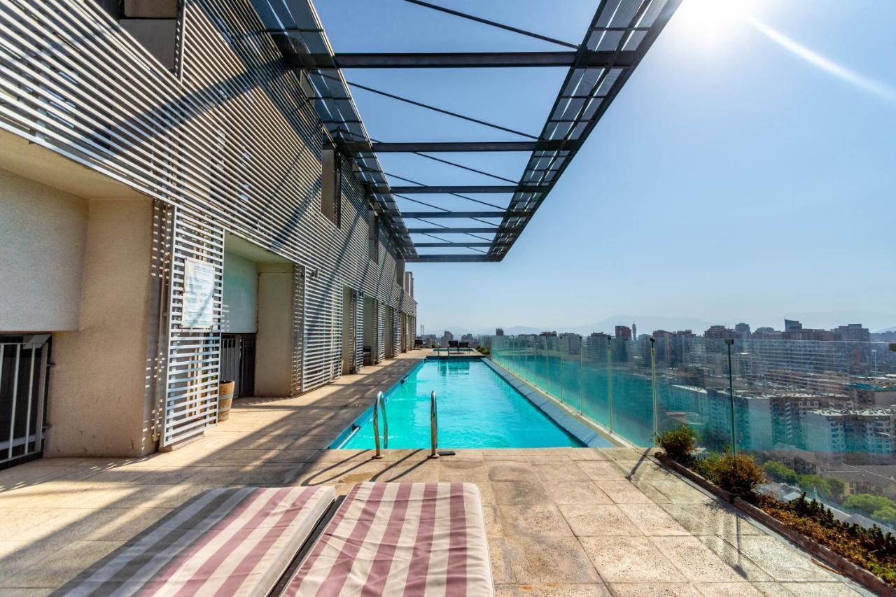 Tribeca Twin Room - Studio With Pool, Wifi, Ac Santiago Buitenkant foto